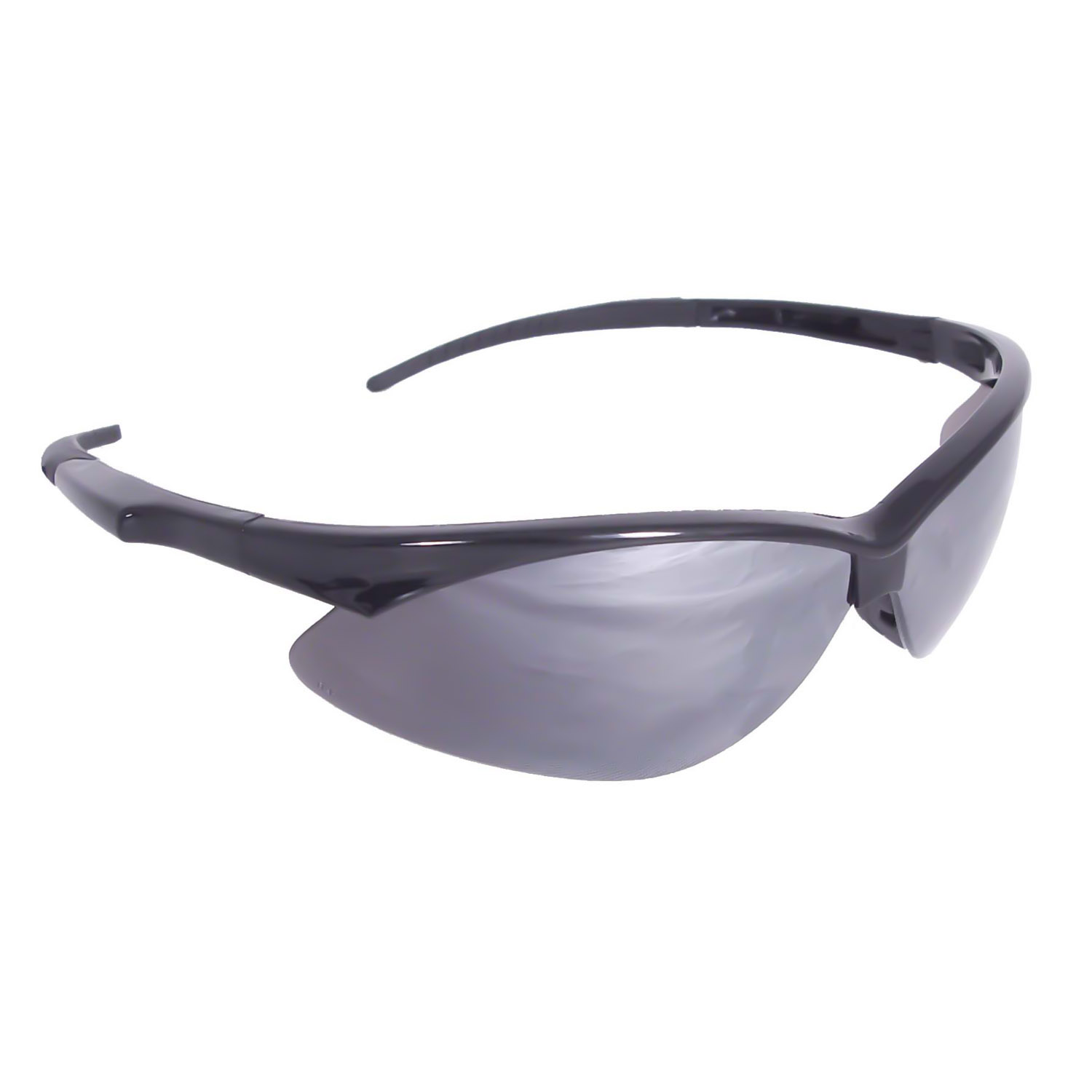 Rad-Apocalypse™ Safety Eyewear - Black Frame - Silver Mirror Lens - Mirror Lens
